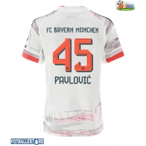Bayern Munich Aleksandar Pavlovic #45 Bortedrakt Dame 2025-26 Kortermet
